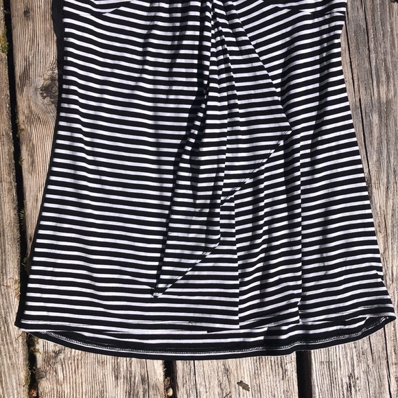 White House Black Market Striped Blouse sz S - Picture 7 of 12